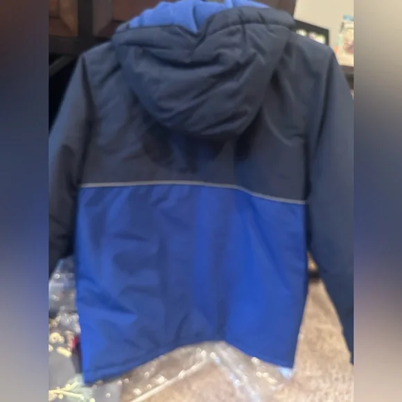 Children’s Place blue youth Large jacket size 10-12 - Picture 4 of 6